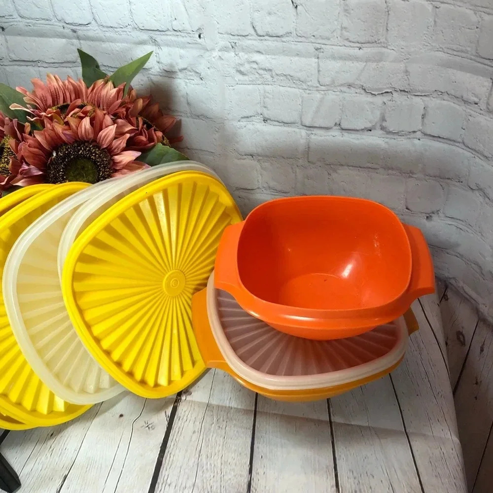 Vintage Tupperware SERVALIER odds and ends